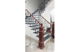 Cầu thang sắt nghệ thuật châu Âu MDSCA 18